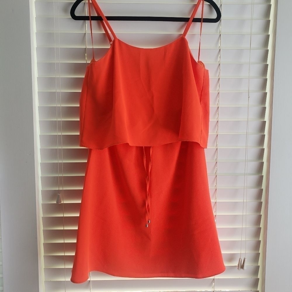 C.LUCE Strap Mini Dress with Adjustable Waist